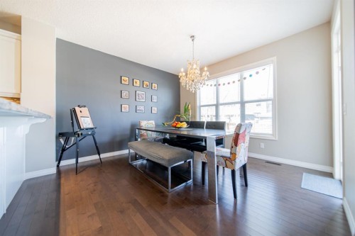 98 Mahogany Passage Se, Calgary, AB - Indoor Photo Showing Dining Room