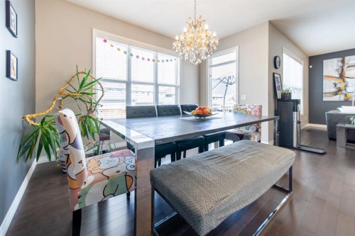 98 Mahogany Passage Se, Calgary, AB - Indoor Photo Showing Dining Room