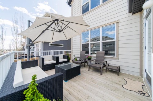 98 Mahogany Passage Se, Calgary, AB - Outdoor With Deck Patio Veranda With Exterior