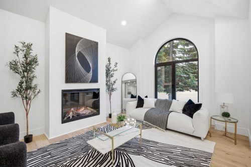 3 Varsity Ridge Terrace Nw, Calgary, AB - Indoor Photo Showing Living Room With Fireplace