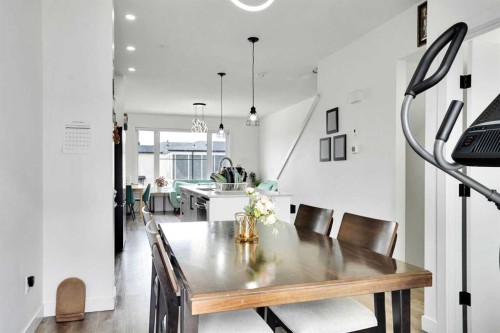 241 Saddlepeace Crescent Ne, Calgary, AB - Indoor Photo Showing Dining Room