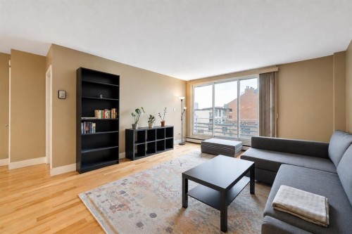 408-1027 Cameron Avenue Sw, Calgary, AB - Indoor Photo Showing Living Room