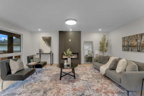 104 Oakmoor Place Sw, Calgary, AB - Indoor Photo Showing Living Room
