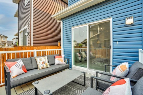 159 Hotchkiss Manor Se, Calgary, AB - Outdoor With Deck Patio Veranda With Exterior