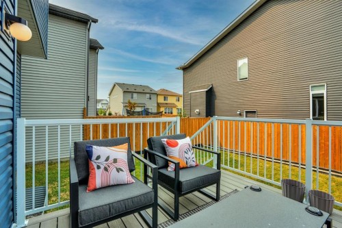 159 Hotchkiss Manor Se, Calgary, AB - Outdoor With Deck Patio Veranda With Exterior