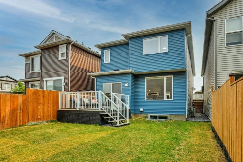 159 Hotchkiss Manor Se, Calgary, AB - Outdoor With Deck Patio Veranda
