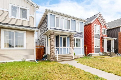 28 Seton Terrace Se, Calgary, AB - Outdoor With Facade