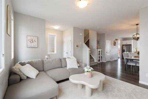 28 Seton Terrace Se, Calgary, AB - Indoor Photo Showing Living Room