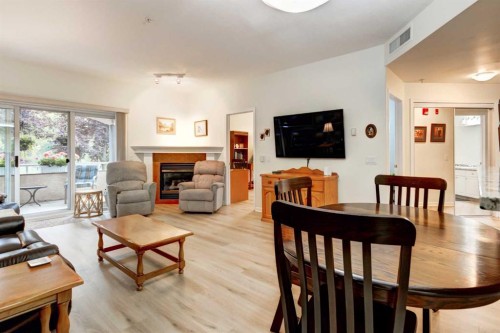 109-43 Westlake Circle, Strathmore, AB - Indoor With Fireplace
