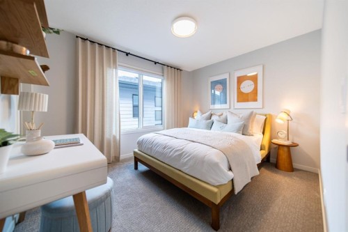 341 West Grove Lane Sw, Calgary, AB - Indoor Photo Showing Bedroom