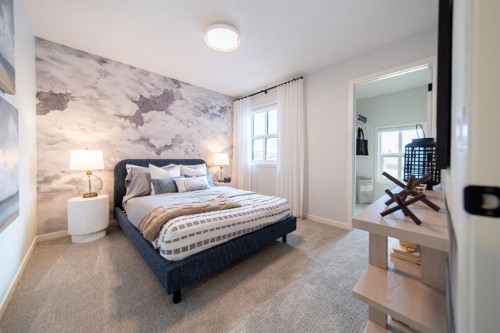 341 West Grove Lane Sw, Calgary, AB - Indoor Photo Showing Bedroom