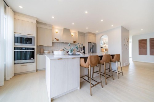 341 West Grove Lane Sw, Calgary, AB - Indoor Photo Showing Kitchen With Upgraded Kitchen