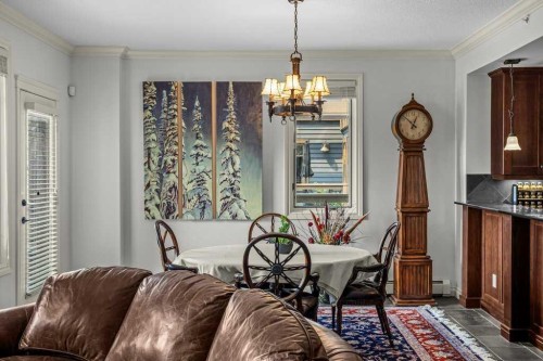 202-140 Stonecreek Road, Canmore, AB - Indoor Photo Showing Dining Room