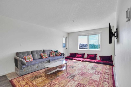 1312-181 Skyview Ranch Manor Ne, Calgary, AB - Indoor Photo Showing Living Room