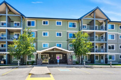 1312-181 Skyview Ranch Manor Ne, Calgary, AB - Outdoor With Balcony With Facade