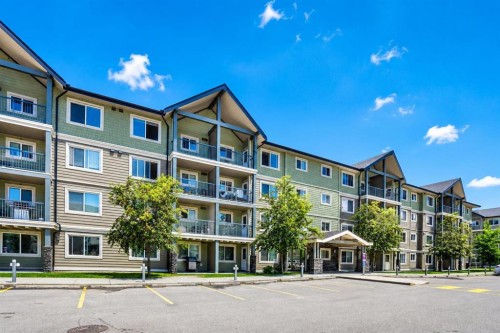 1312-181 Skyview Ranch Manor Ne, Calgary, AB - Outdoor With Balcony With Facade