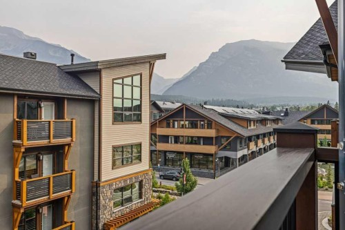 409-1105 Spring Creek Drive, Canmore, AB - Outdoor With Balcony