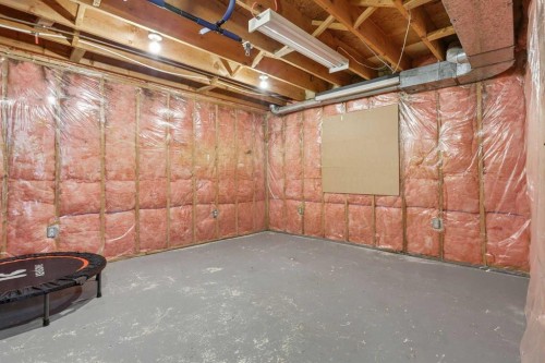 816 Ranchview Circle Nw, Calgary, AB - Indoor Photo Showing Basement