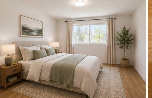 3644 Dover Ridge Drive Se, Calgary, AB - Indoor Photo Showing Bedroom