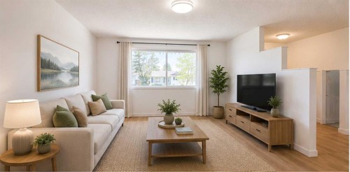 3644 Dover Ridge Drive Se, Calgary, AB - Indoor Photo Showing Living Room