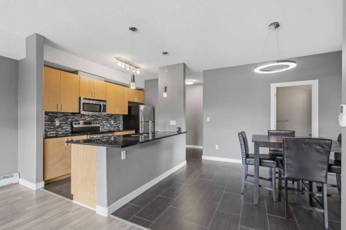 402-11 Millrise Drive Sw, Calgary, AB - Indoor Photo Showing Kitchen With Upgraded Kitchen