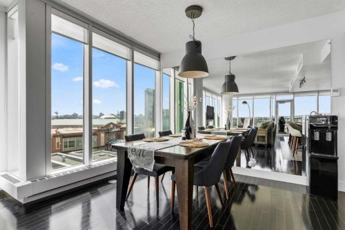 803-433 11 Avenue Se, Calgary, AB - Indoor Photo Showing Dining Room