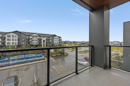 3301-100 Banister Drive, Okotoks, AB - Outdoor With Balcony With Exterior