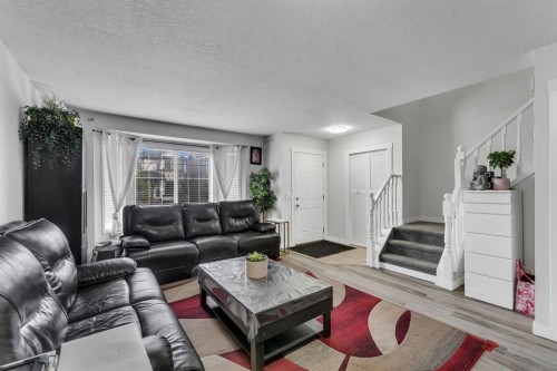 192 Martin Crossing Crescent Ne, Calgary, AB - Indoor Photo Showing Living Room