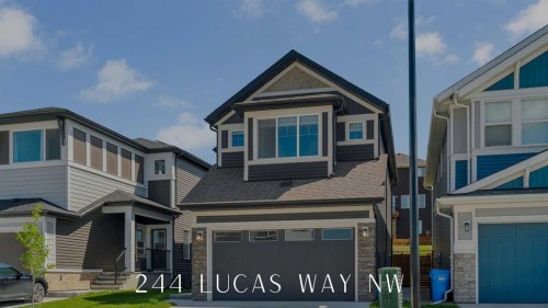 244 Lucas Way Nw, Calgary, AB - Outdoor With Facade