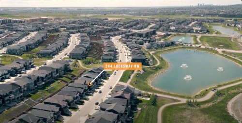 244 Lucas Way Nw, Calgary, AB - Outdoor With View