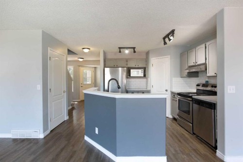 7269 Laguna Way Ne, Calgary, AB - Indoor Photo Showing Kitchen With Stainless Steel Kitchen With Upgraded Kitchen