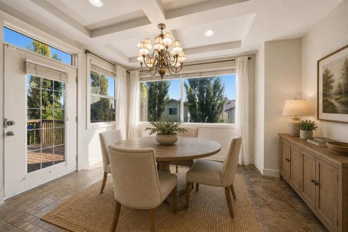 204 Eversyde Mews Sw, Calgary, AB - Indoor Photo Showing Dining Room