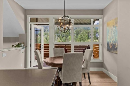 418 Riva Heights, Canmore, AB - Indoor Photo Showing Dining Room