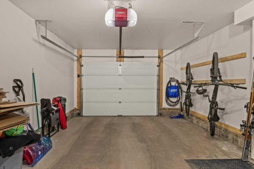 418 Riva Heights, Canmore, AB - Indoor Photo Showing Garage