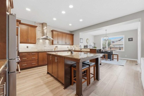 274 Autumn Circle Se, Calgary, AB - Indoor Photo Showing Kitchen With Upgraded Kitchen