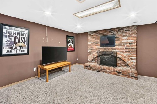 6432 Rundlehorn Drive Ne, Calgary, AB - Indoor With Fireplace