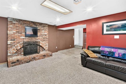 6432 Rundlehorn Drive Ne, Calgary, AB - Indoor With Fireplace