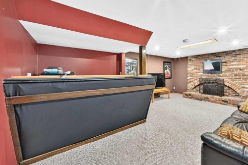 6432 Rundlehorn Drive Ne, Calgary, AB - Indoor Photo Showing Other Room With Fireplace