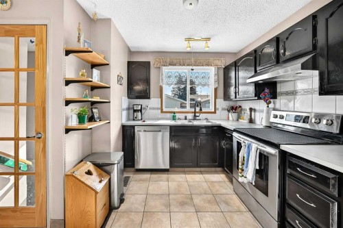 6432 Rundlehorn Drive Ne, Calgary, AB - Indoor Photo Showing Kitchen With Stainless Steel Kitchen