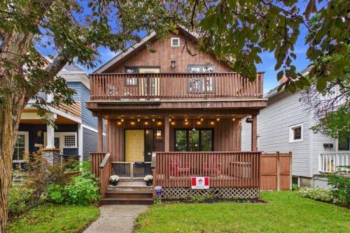 224 10A Street Nw, Calgary, AB - Outdoor With Deck Patio Veranda