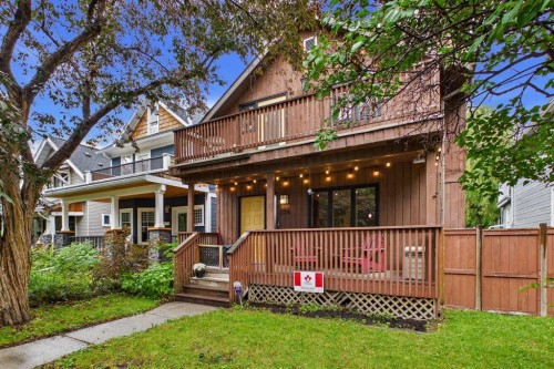 224 10A Street Nw, Calgary, AB - Outdoor With Deck Patio Veranda