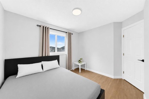 315 Appleglen Place Se, Calgary, AB - Indoor Photo Showing Bedroom