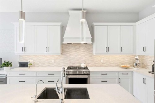 2014 6 Street Ne, Calgary, AB - Indoor Photo Showing Kitchen With Upgraded Kitchen
