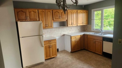 6736 Malvern Road Ne, Calgary, AB - Indoor Photo Showing Kitchen With Double Sink