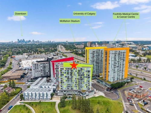 811-30 Brentwood Common Nw, Calgary, AB - Outdoor With View