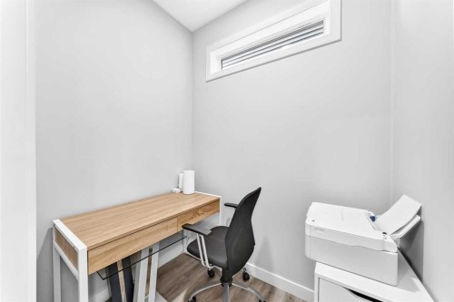 164 Langwell Common Se, Airdrie, AB - Indoor Photo Showing Office