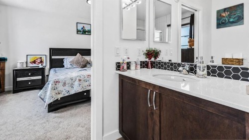 1813 Cornerstone Boulevard Ne, Calgary, AB - Indoor Photo Showing Bedroom