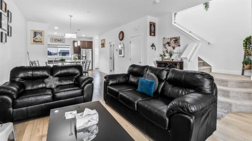 1813 Cornerstone Boulevard Ne, Calgary, AB - Indoor Photo Showing Living Room