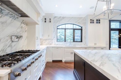 116 Lynx Ridge Road Nw, Calgary, AB - Indoor Photo Showing Kitchen With Upgraded Kitchen