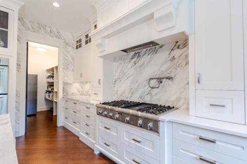 116 Lynx Ridge Road Nw, Calgary, AB - Indoor Photo Showing Kitchen With Upgraded Kitchen